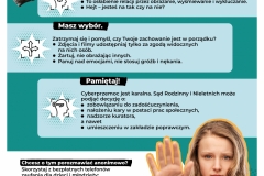 Weź nie hejtuj! Hejt to przemoc. Odpowiadasz za swoje działanie online i ofline.