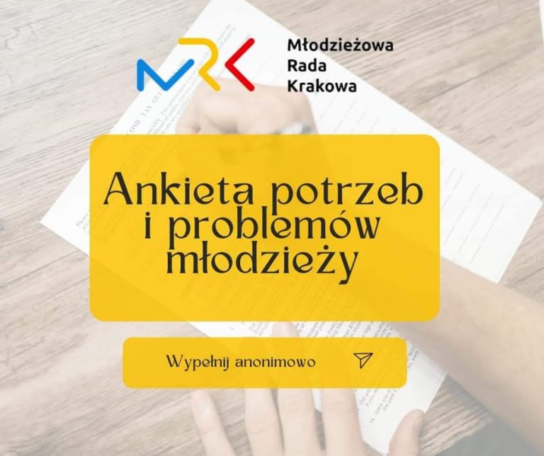 Młodzieżowa Rada Krakowa -ankieta