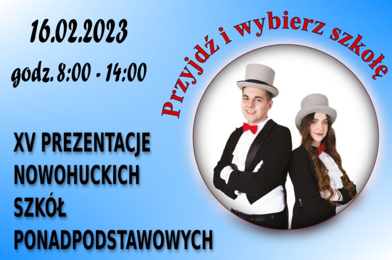 XV Prezentacje Nowohuckich Szkół Ponadpodstawowych