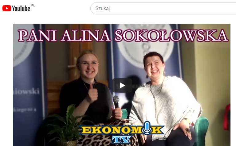 Wywiad z p. Aliną Sokołowską w ramach Tygodnia Kobiet