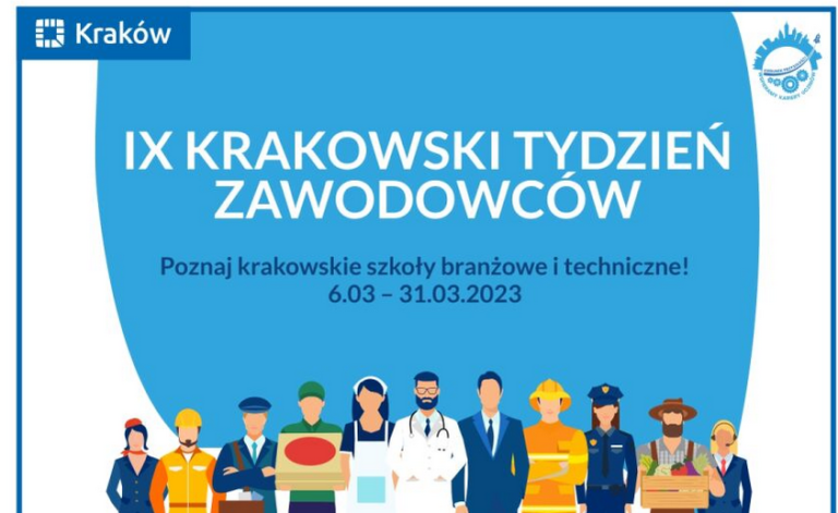 Krakowski Tydzień Zawodowców i Otwarta sobota w naszej szkole. Zapraszamy! (21.03-25.03 2023 r.)