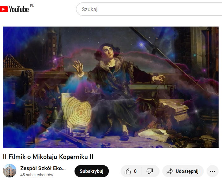 Film Julii Bossowskiej o Mikołaju Koperniku