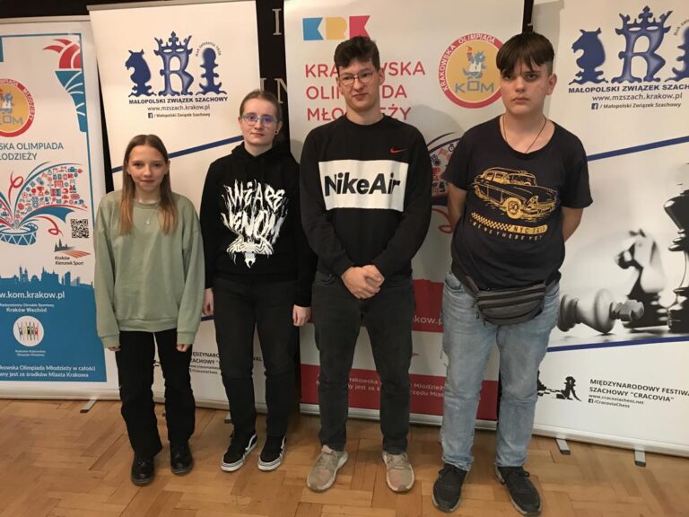Nasi Uczniowie na Mistrzostwach Krakowa w szachach