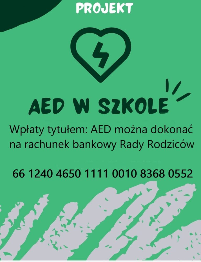 Projekt AED w szkole. Zbieramy dalej!