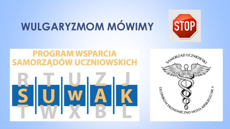 Konkurs „Wulgaryzmom mówimy STOP” w ramach SUWAKA