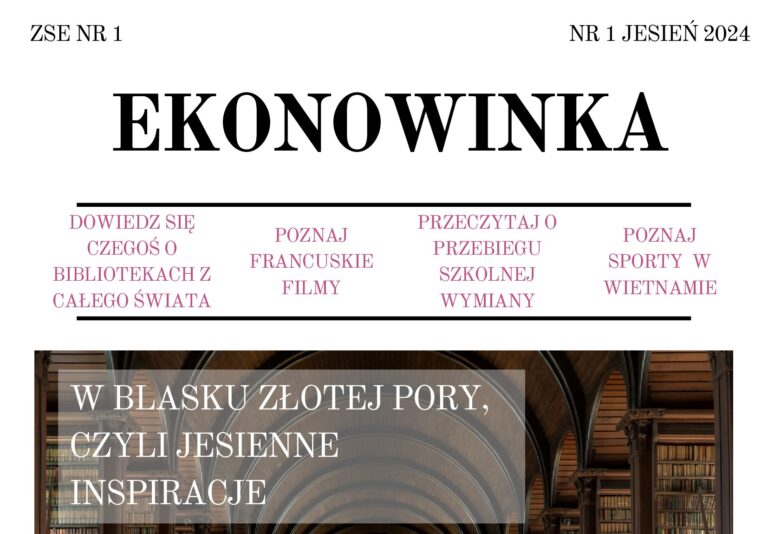 Najnowszy numer „Ekonowinki”