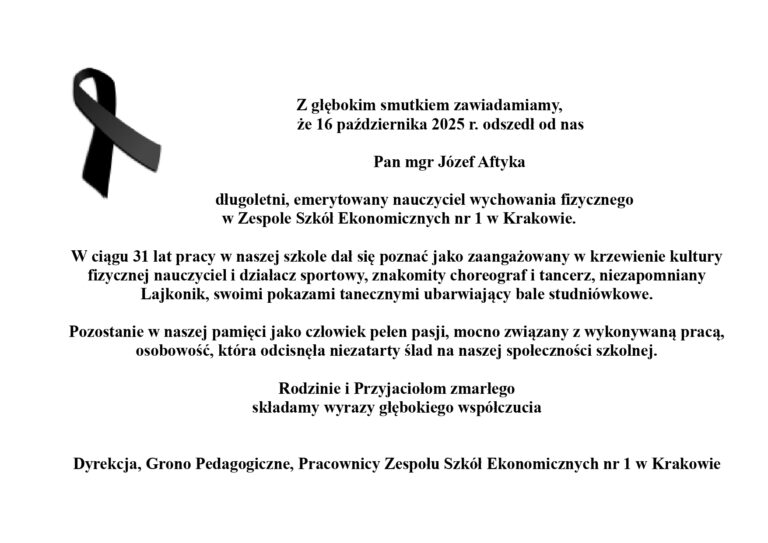 Odszedł od Nas