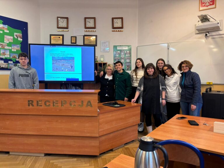 Nauczyciele z Liceo Buratti w Viterbo w naszej szkole ramach job shadowing
