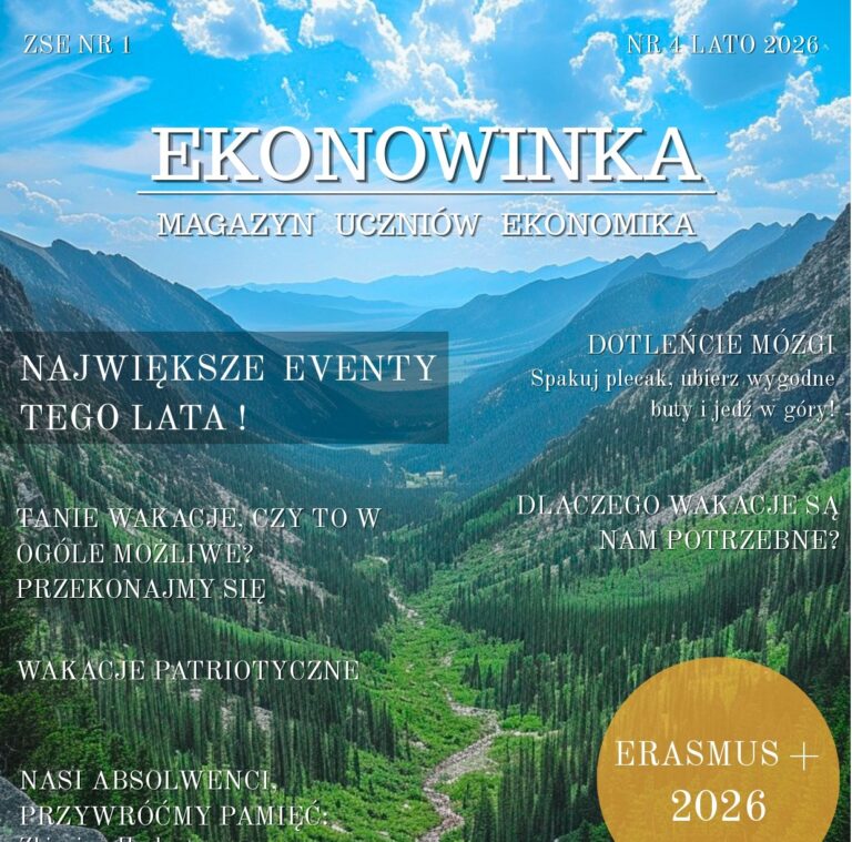Zapraszamy do lektury wakacyjnego numeru „Ekonowinki”