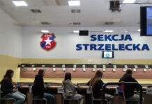 Zajęcia na strzelnicy sportowej TS Wisła